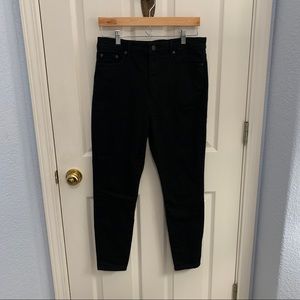 Banana Republic Skinny Fit 31/12 Petite Black Jeans
